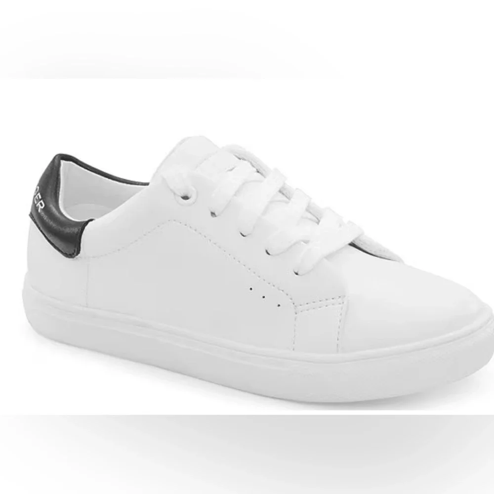 New Kurt Geiger White Leather Sneakers Size 2 - Picture 1 of 9